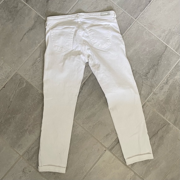 AG White stilt roll-up Cigarette Jean 29 - Picture 5 of 7